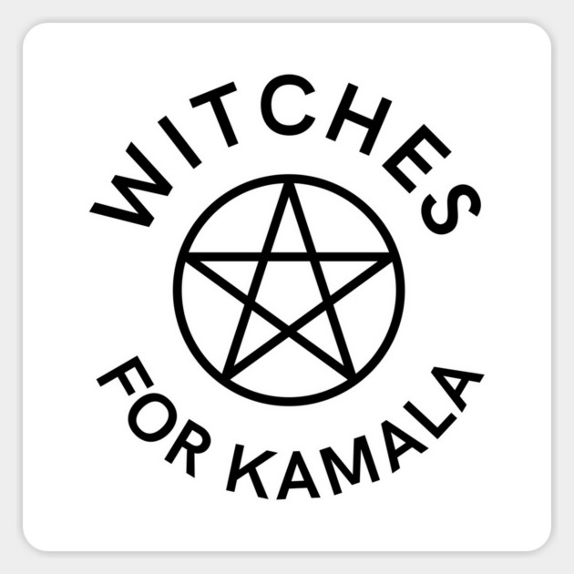 Witches for Kamala Pagan Wiccan Cheeky Witch® Sticker by Cheeky Witch