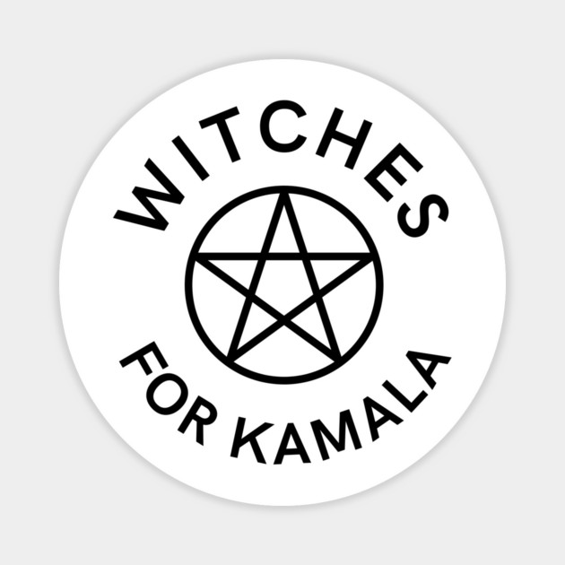 Witches for Kamala Pagan Wiccan Cheeky Witch® Magnet by Cheeky Witch