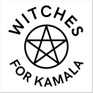 Witches for Kamala Pagan Wiccan Cheeky Witch® Posters and Art