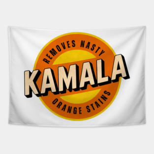 Kamala-Removes-Nasty-Orange-Stains Tapestry