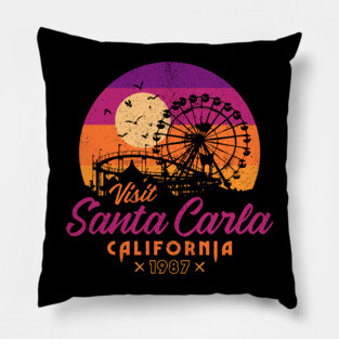 Visit Santa Carla 1987 - Retro Nostalgia Pillow