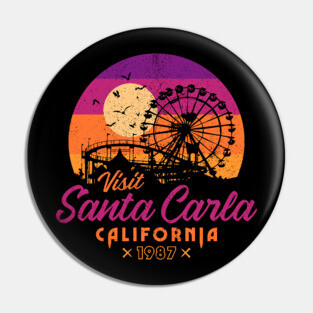 Visit Santa Carla 1987 - Retro Nostalgia Pin