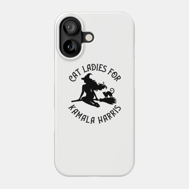 Witchy Cat Ladies for Kamala Harris Wiccaan Pagan Cheeky Witch® Phone Case by Cheeky Witch