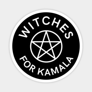 Witches for Kamala Pagan Wiccan Cheeky Witch® Magnet