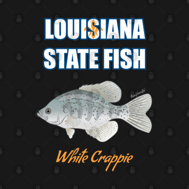 Louisiana State Freshwater Fish - White Crappie by Reefhorse