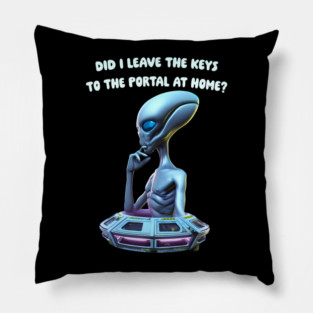 Alien Portal Pillow