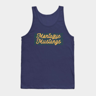 Montague Mustangs Layered Tank Top