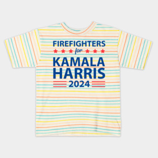 Firefighters for KAMALA HARRIS for PRESIDENT 2024 Kids T-Shirt