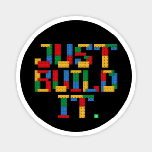 Just Build It Building Blocks Magnet