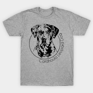 Catahoula Leopard Dog Portrait T-Shirt