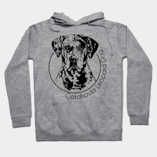 Catahoula Leopard Dog Portrait Hoodie