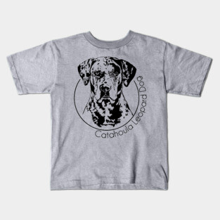 Catahoula Leopard Dog Portrait Kids T-Shirt