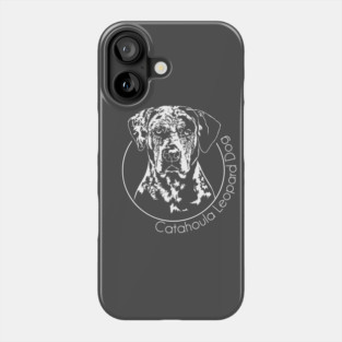 Catahoula Leopard Dog Portrait Phone Case