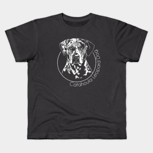 Catahoula Leopard Dog Portrait Kids T-Shirt