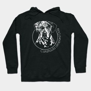 Catahoula Leopard Dog Portrait Hoodie