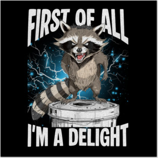 Raccoon Posters and Art