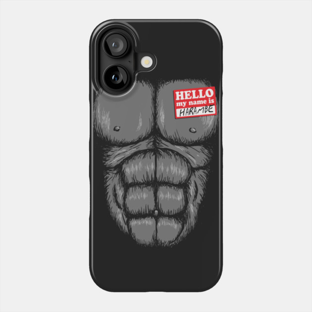 Harambe Halloween Phone Case by dumbshirts