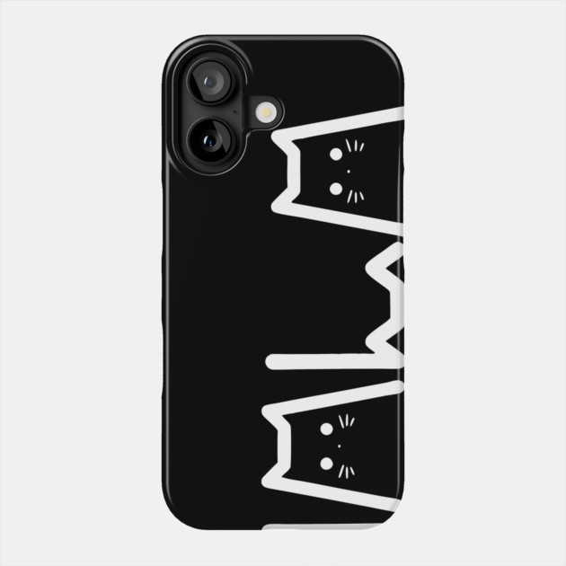 Cat Lettering Kamala Harris 2024 Phone Case by The WYLD Tribe