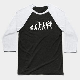 Muay-Thai Evolution Baseball T-Shirt