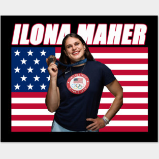 ilona Maher Posters and Art