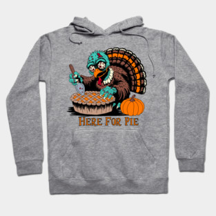 Zombie Turkey Wants Pumpkin Pie Hoodie