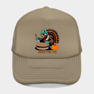 Zombie Turkey Wants Pumpkin Pie Hat