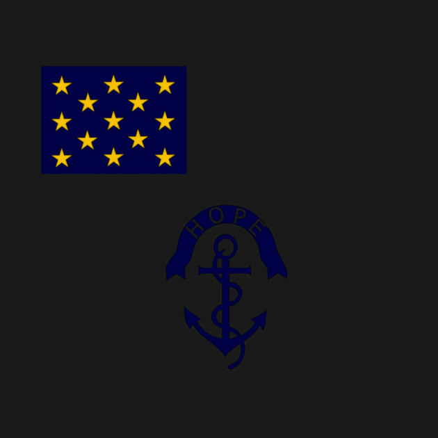 Rhode Island Regimental Flag by American Revolution Podcast