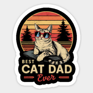 cat-dad Sticker