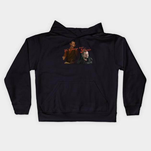 Middleditch/Scrump Toggins: We'll Always Have Paris Kids Hoodie by 51Deesigns