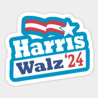 Harris Walz 2024 US Presidential Election Kamala Harris Sticker