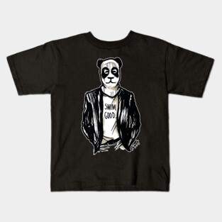 Frank Panda Ocean Mask - Swim Good Kids T-Shirt