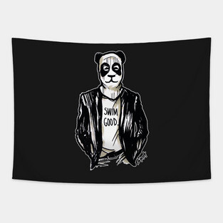 Frank Panda Ocean Mask - Swim Good Tapestry
