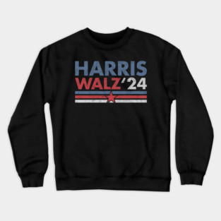 Kamala Harris Walz 2024 Vice President VP Harris 2024 Retro Crewneck Sweatshirt