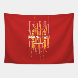 Superior New york Typography Denim Generations Tapestry