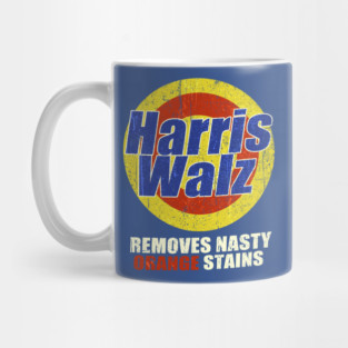 Harris Walz removes Nasty orange stains Mug