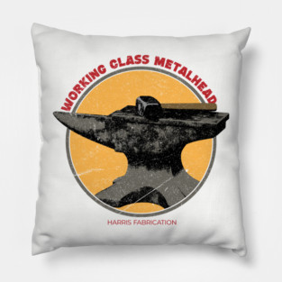 Working Class Metalhead Pillow