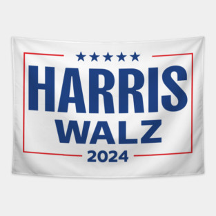 Harris Walz 2024 Tapestry