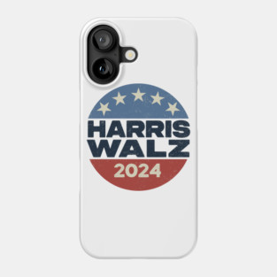 HARRIS WALZ 2024 VOTE FOR KAMALA HARRIS TIM WALZ Phone Case