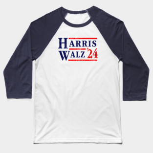 Kamala Harris Tim Walz 2024 Baseball T-Shirt