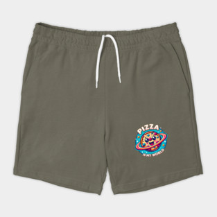 Pizza is my World, Funny Pizza Lover Shorts