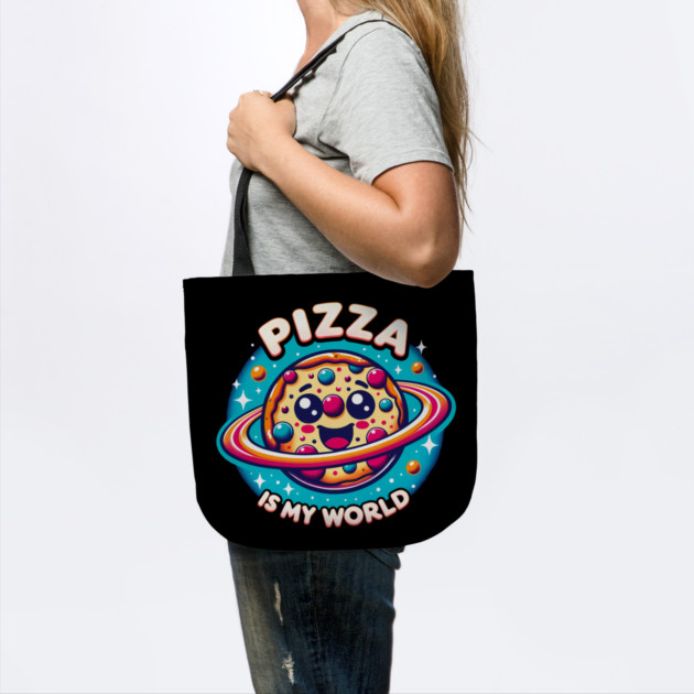 Pizza is my World, Funny Pizza Lover by logiamerch