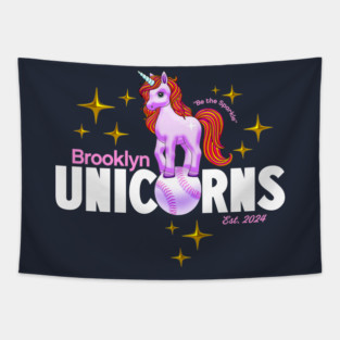 Brooklyn Unicorns Tapestry