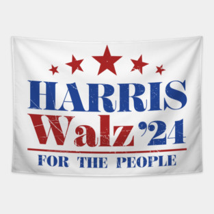 Harris Walz 2024 Tapestry