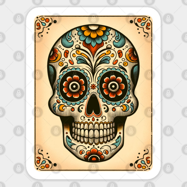 Dia de los Muertos Tarot Sticker by HolidayBug