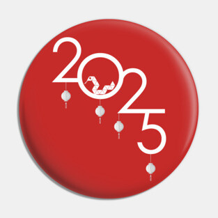 2025 Chinese New Year Origami Snake Pin