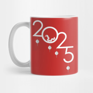 2025 Chinese New Year Origami Snake Mug
