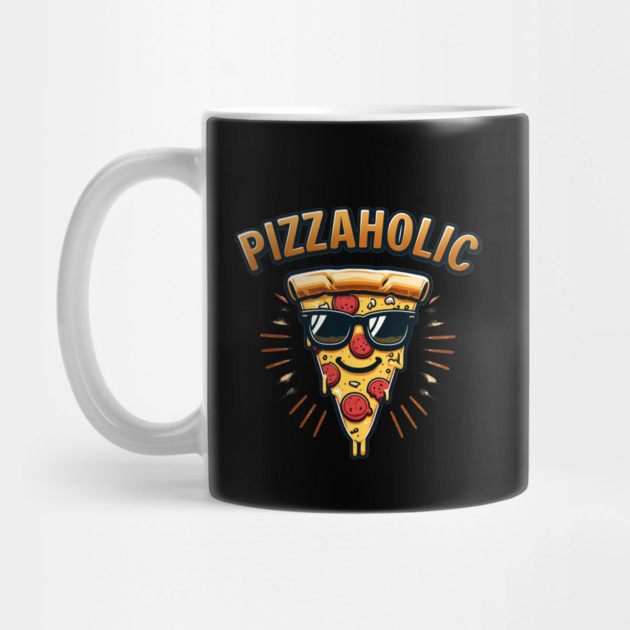 Pizza-Holic, Funny Pizza Lover by logiamerch