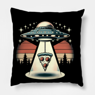 Funny Pizza Ufo, Pizza Lover Pillow