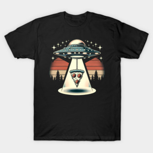Funny Pizza Ufo, Pizza Lover T-Shirt