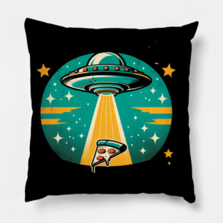 Funny Pizza Ufo, Pizza Lover Pillow
